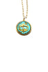 Vintage Zodiac Glass Dome Necklace