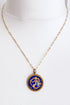 Vintage Zodiac Glass Dome Necklace