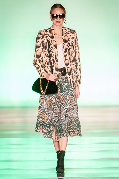 Giacca da donna in velluto con fodera in seta Axelle