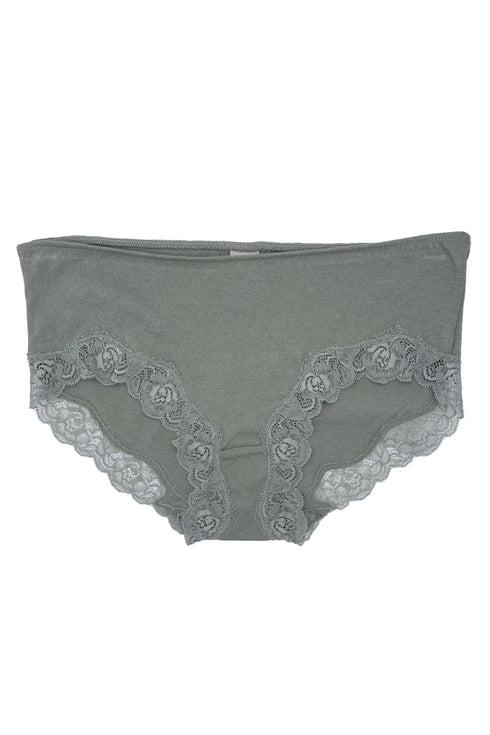 Pantaloni a vita bassa in cotone biologico di Only Hearts