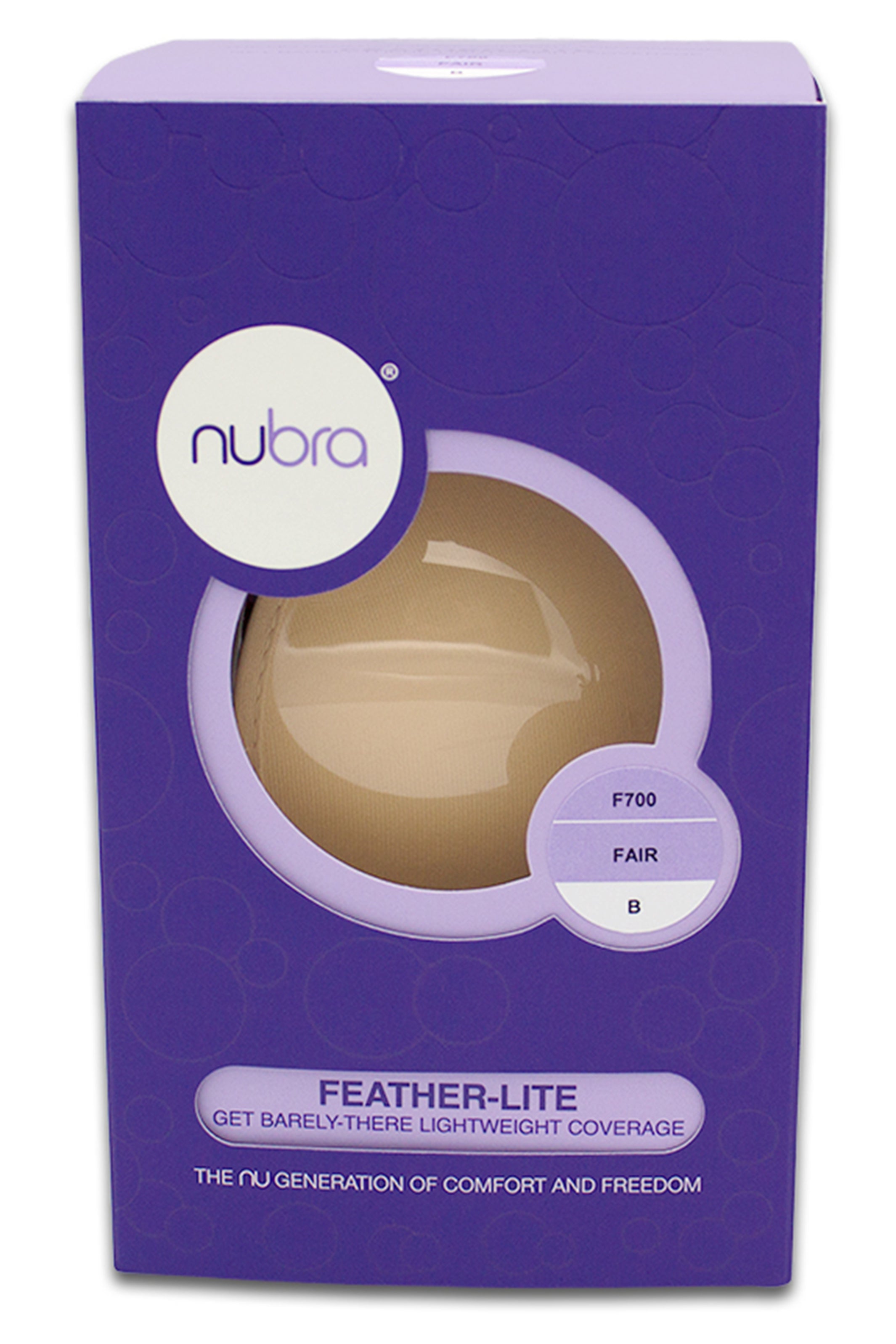 NuBra Women's Basic Feather-Lite Tan Bra Size B Cup